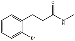 3-(2-溴苯基)-N-甲基丙酰胺, 163810-49-9, 结构式
