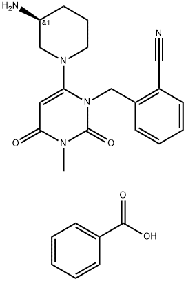 (S)-Alogliptin Benzoate Salt Structure