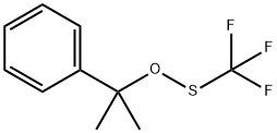 (2-苯基丙基-2-基氧基)(三氟甲基)硫烷 结构式
