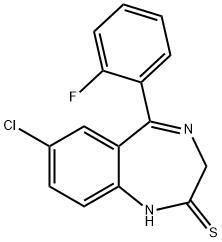 N-desmethylquazepam Struktur