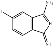 1H-Isoindol-3-amine,5-fluoro-1-imino-(9CI) Structure
