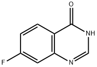7-フルオロ-4-ヒドロキシキナゾリン 化学構造式