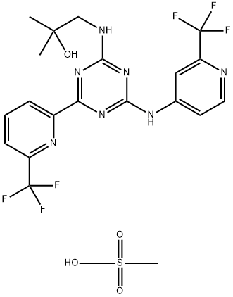 AG221甲磺酸盐,1650550-25-6,结构式