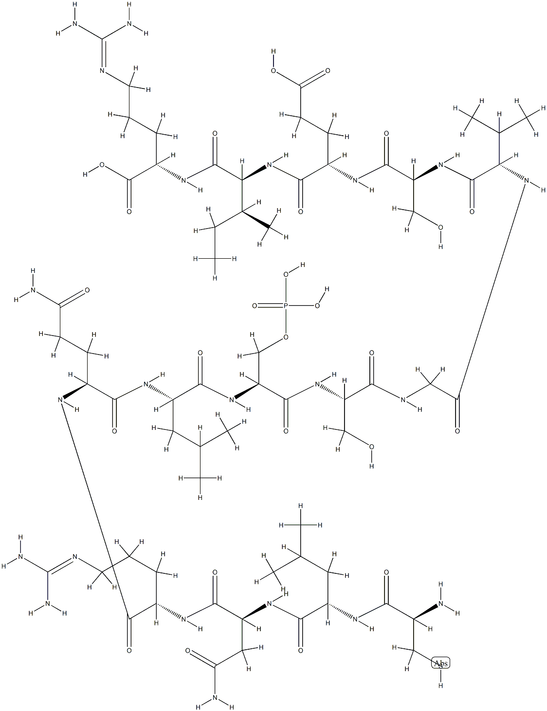 热激蛋白（hsp）片段（H-8400.0001）, 165245-21-6, 结构式
