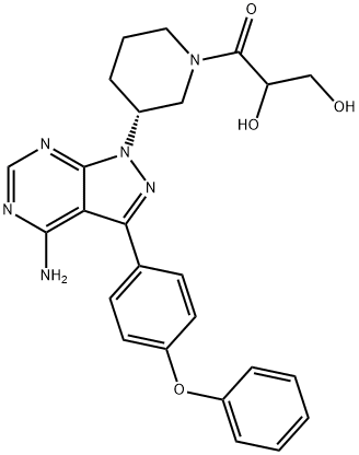 依鲁替尼代谢物 结构式