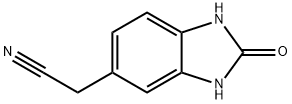 1H-Benzimidazole-5-acetonitrile,2,3-dihydro-2-oxo-(9CI) Struktur