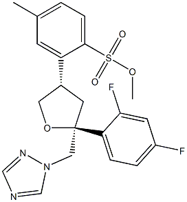 Posaconazole DiastereoisoMer interMediate 2 Structure