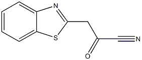 2-Benzothiazolepropanenitrile,alpha-oxo-(9CI) Struktur
