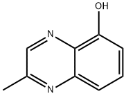 5-Quinoxalinol,2-methyl-(9CI) 化学構造式