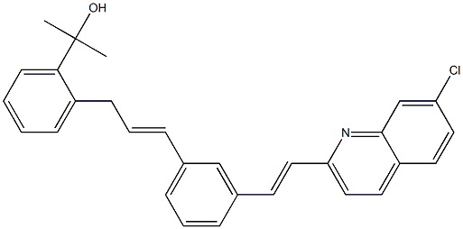 quinolinyl)ethenyl]phenyl]-2-propenyl]-,-dimethyl- Structure