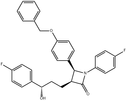 4a€-O-Benzyloxy (3S,4S)-Ezetimibe, 1683564-73-9, 结构式