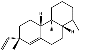 (13S)-ピマラ-8(14),15-ジエン 化学構造式