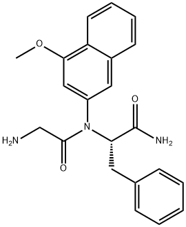 H-GLY-PHE-4MΒNA, 168914-50-9, 结构式