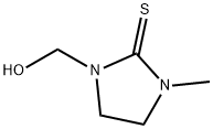 2-Imidazolidinethione,1-(hydroxymethyl)-3-methyl-(9CI) Struktur