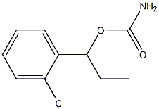Carbamic acid o-chloro-α-ethylbenzyl ester 结构式