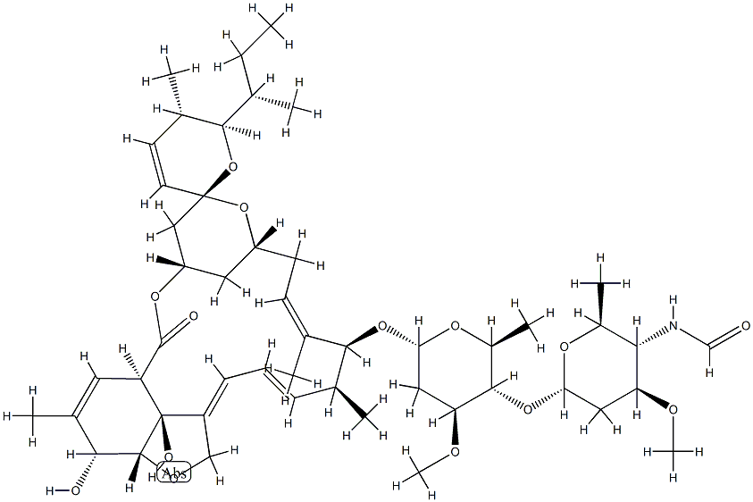 エマメクチン代謝産物 (ホルミルアミノ体) 化学構造式