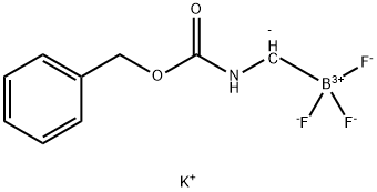 （苄氧羰基氨基）甲基三氟硼酸钾, 1695529-70-4, 结构式
