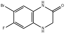 6-氟-7-溴-3,4-二氢喹喔啉-2(1H)-酮,170098-97-2,结构式