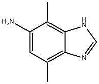 1H-Benzimidazol-5-amine,4,7-dimethyl-(9CI) Struktur
