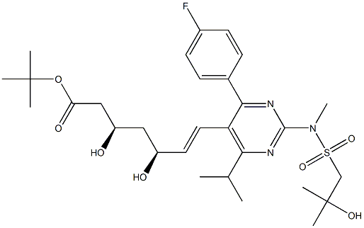 瑞舒伐他汀杂质, 1714147-49-5, 结构式