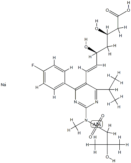 瑞舒伐他汀EP杂质A,1714147-50-8,结构式