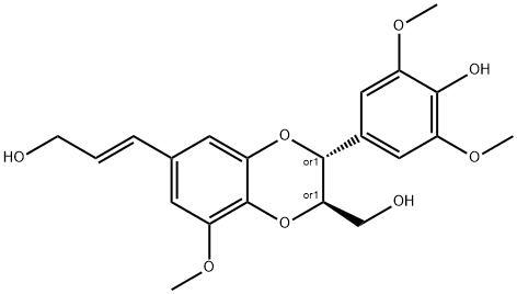 171674-89-8 (2R,3R)-REL-2,3-二氢-3-(4-羟基-3,5-二甲氧基苯基)-6-[(1E)-3-羟基-1-丙烯-1-基]-8-甲氧基-1,4-苯并二烷-2-甲醇