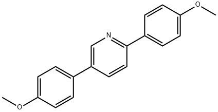 2,5-ジ(4-メトキシフェニル)ピリジン 化学構造式