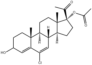 3-羟基醋酸氯地孕酮, 17184-15-5, 结构式