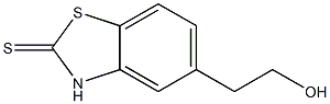 2(3H)-Benzothiazolethione,5-(2-hydroxyethyl)-(9CI) Structure