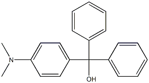 4-(Dimethylamino)-α,α-diphenylbenzenemethanol Struktur