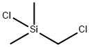 (クロロメチル)ジメチルクロロシラン 化学構造式