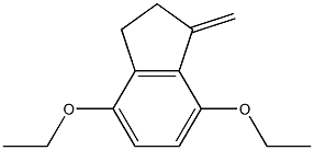 1H-Indene,4,7-diethoxy-2,3-dihydro-1-methylene-(9CI) Struktur