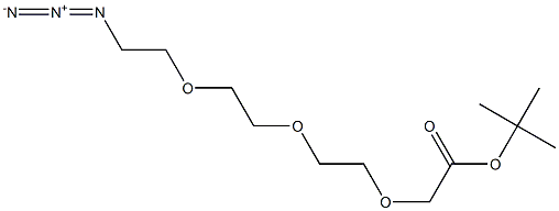 N3-PEG3-CH2COOtBu, 172531-36-1, 结构式