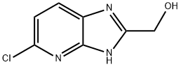 (5-氯-3H-咪唑并[4,5-B]吡啶-2-基)甲醇,172648-09-8,结构式