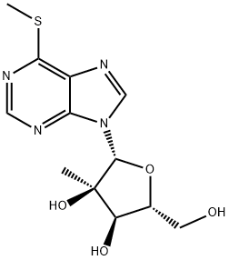 2'-C-Methyl-6-S-methyl-6-thio-inosine Structure