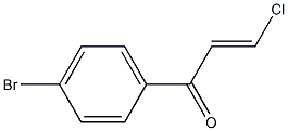 (E)-4'-Bromo-β-chloroacrylophenone Struktur