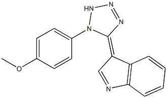 173374-71-5 4-[5-(1H-indol-3-yl)-1H-tetraazol-1-yl]phenyl methyl ether