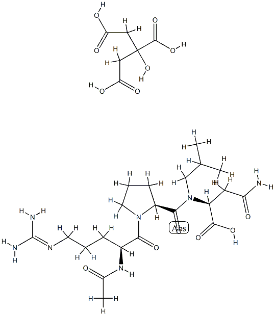 Ac-Arg-Pro-Asp-NH-isobutyl Struktur