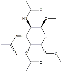 17429-93-5 Methyl 3-O,4-O-diacetyl-2-(acetylamino)-2-deoxy-6-O-methyl-α-D-galactopyranoside