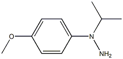 1-(p-Methoxy-α-methylphenethyl)hydrazine Struktur