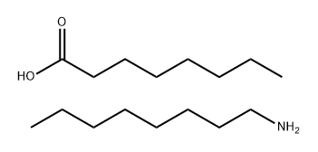 octanoic acid, compound with octylamine (1:1) Structure