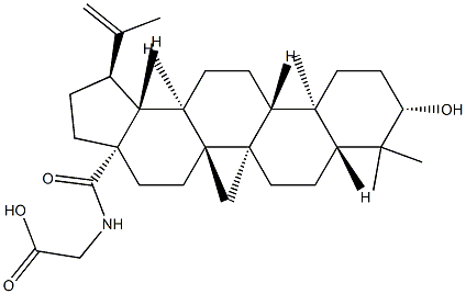 BETULINIC GLYCINE AMIDE 结构式