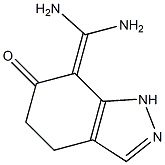 6H-Indazol-6-one,7-(diaminomethylene)-2,4,5,7-tetrahydro-(9CI) 结构式