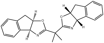 (3aS,3'aS,8aR,8'aR)-2,2'-(1-Methylethylidene)bis[3a,8a-dihydro-8H-Indeno[1,2-d]oxazole Structure