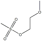 α-(メタンスルホニル)-ω-メトキシポリ(オキシエチレン) 化学構造式
