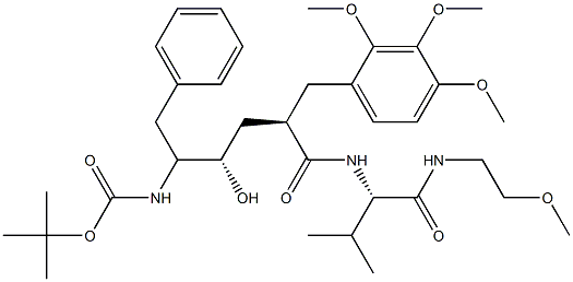 Lasinavir Struktur