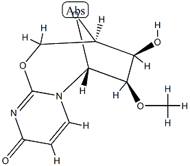 2'-O-Methyl-2,5'-anhydrouridine Struktur