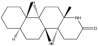 17a-Aza-D-homo-5α-androstan-17-one Struktur