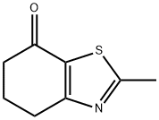 2-甲基-4,5,6,7-四氢-1,3-苯噻唑-7-酮, 17583-14-1, 结构式