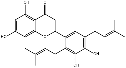 (±)-Sigmoidin A Struktur